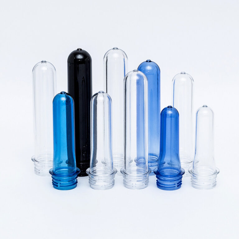 PET preform samples for bottle manufacturing